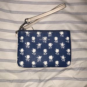 Coach Floral print wristlet
